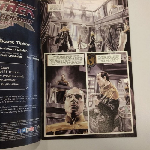 Star Trek the Next Generation Mirror Broken comic used 2017 IDW