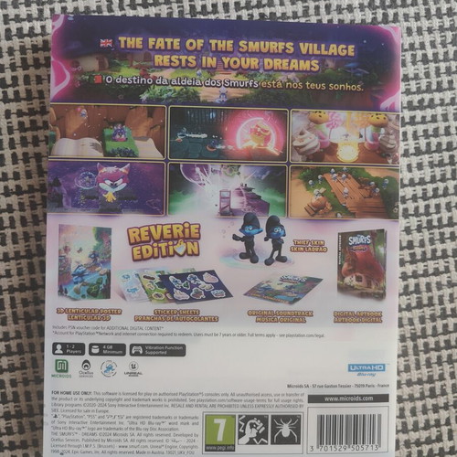 Smurfs Dreams PS5 Reverie Edition like new