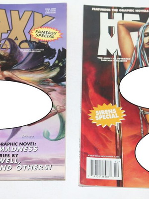 Heavy Metal Fall Sirens Special magazine used, fantasy sci-fi