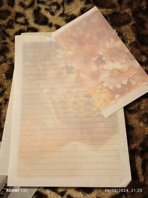 Used correspondence, 2 sets with folder and sheets