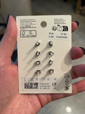H&M earrings new, unworn