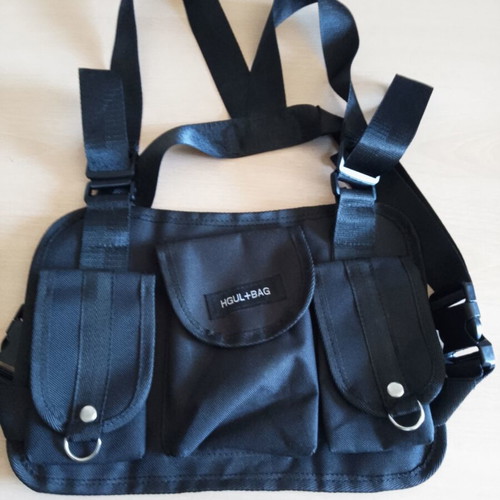 Kanye West Chest Rig Bag for Men hip hop, like new, black