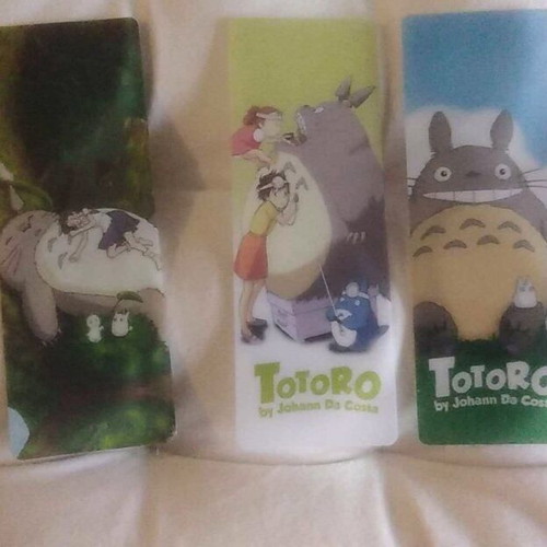 Totoro bookmarks like new with transparency