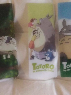 Totoro bookmarks like new with transparency