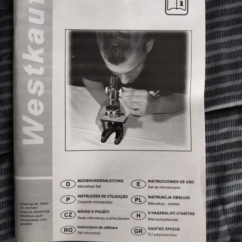 Educational toy microscope like new, complete set