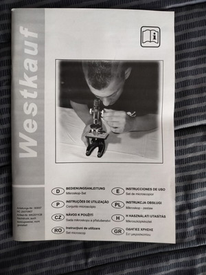 Educational toy microscope like new, complete set