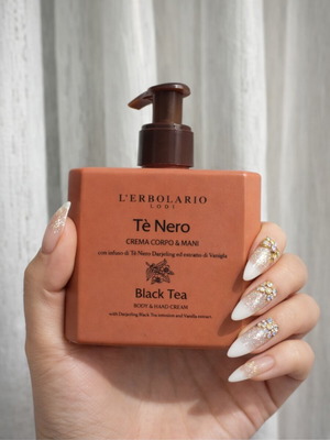 L’Erbolario Tè Nero body and hand cream 250ml like new