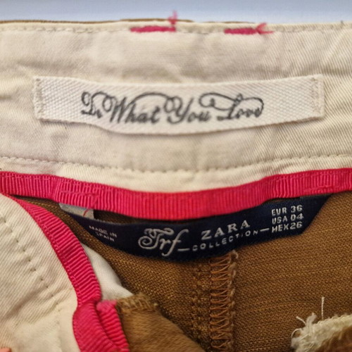 Zara women's shorts like new, size 36, camel color