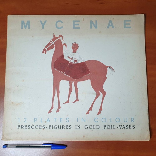 Mycenae album with 12 color plates used, lithographs