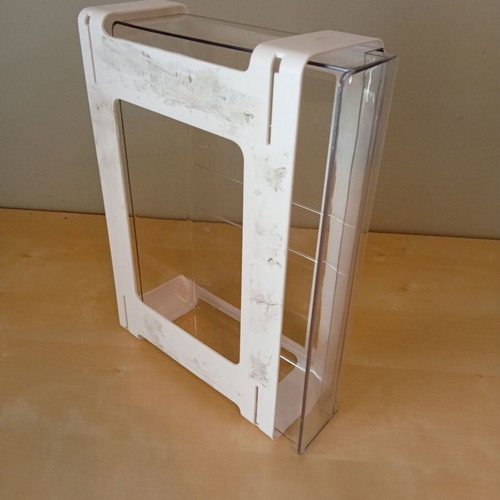 Under-desk drawer organizer, transparent plastic storage container