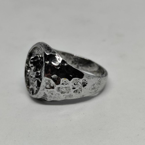 Spartan Warrior Ring like new, silver-colored metal alloy, size 12