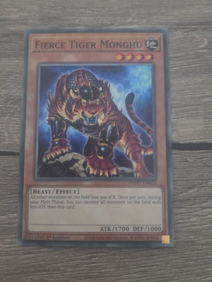 Fierce Tiger Monghu Yu-Gi-Oh! card