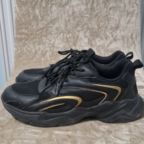 District75 FSN High STP 25-12050104-071 Athletic Shoes size 41 black and gold like new