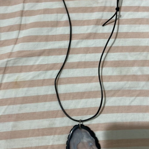 Necklace new black and blue