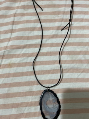 Necklace new black and blue