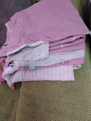 Baby crib duvet cover and piqué blanket set used with pillowcase gift