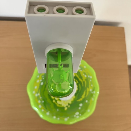 Portal Gun lamp used, Rick and Morty official licensed