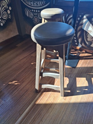 Beech wood stool like new