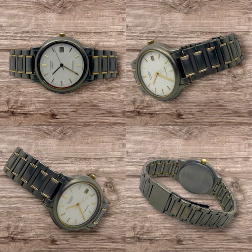 Citizen titanium watch like new, Quartz, 35mm