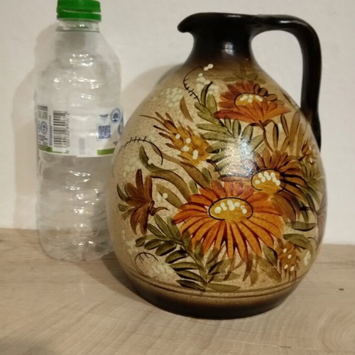 Handmade clay jug like new without damages