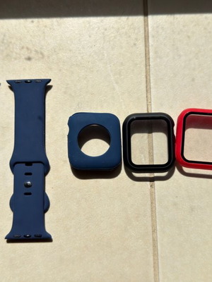Λουράκια και καλύμματα Apple Watch SE 40mm καινούργια, σετ 3+3