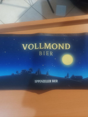 Bar runner non-slip with Swiss beer brand, new