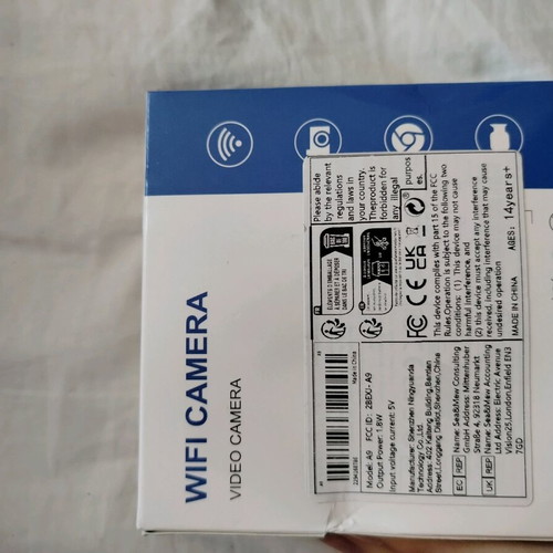 Mini surveillance camera new with mount and type c charger