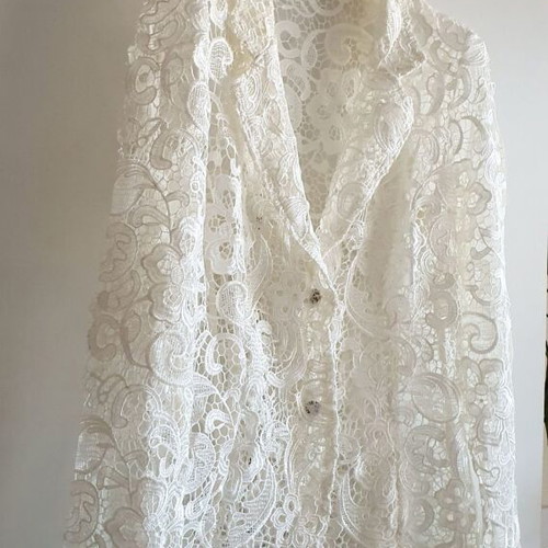 Morgan lace jacket new, size M, white