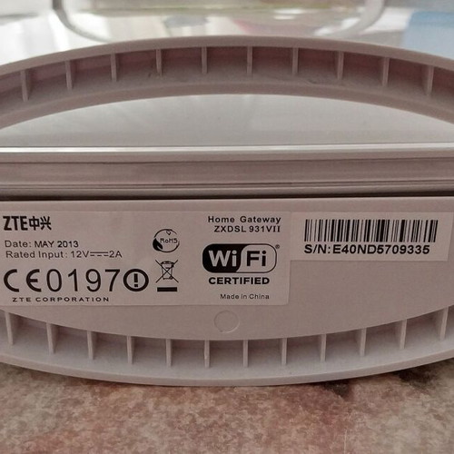 ZTE ZXDSL 931VII modem-router used, fully functional
