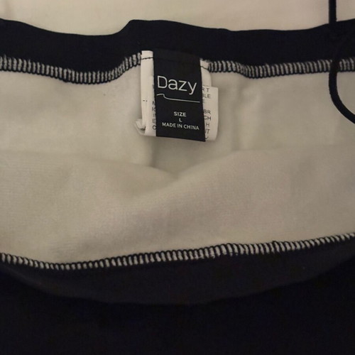 Dazy Thermal Vest New Black with Inner Fleece Lining