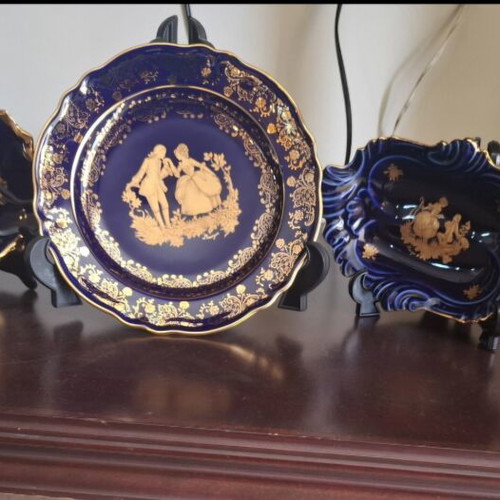 Limoges decorative plates set of 5 like new