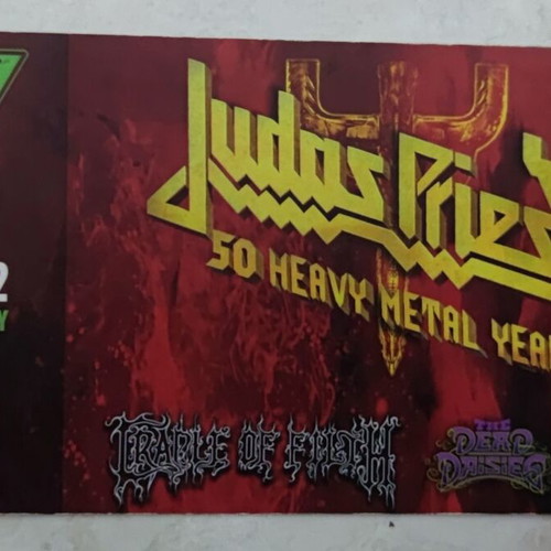 Judas Priest Cradle of Filth Release Festival 15/07/22 collectible ticket like new