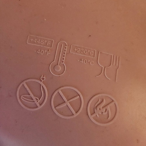 Round silicone cake mold like new
