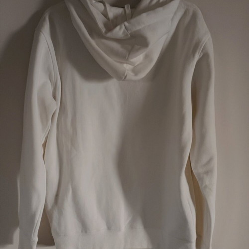 Men's Hoodie sweatshirt size M like new, white, logo print