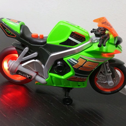 Nikko Nitro Green Motorcycle used 25cm with lights and sound