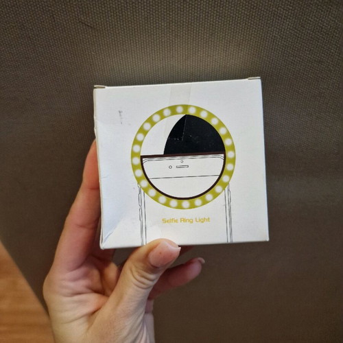 Mobile ring light new, portable with USB clip