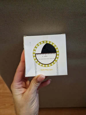 Mobile ring light new, portable with USB clip