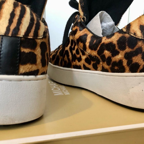 Michael Michael Kors Mindy leopard print sneakers like new, size 39 EU