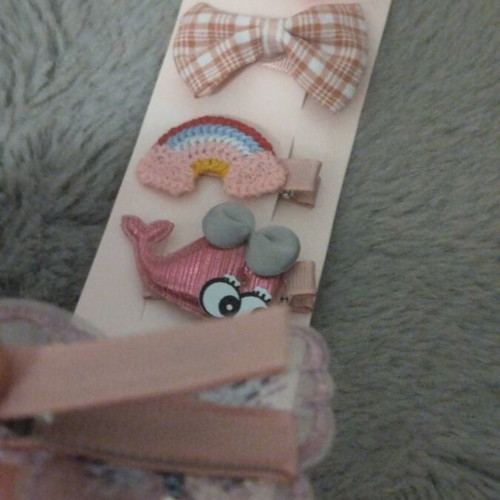 Hair clips new, set of 6 pieces