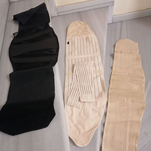 Medical back support belts like new, set of 3