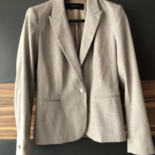 Zara women's blazer like new, size L, gray
