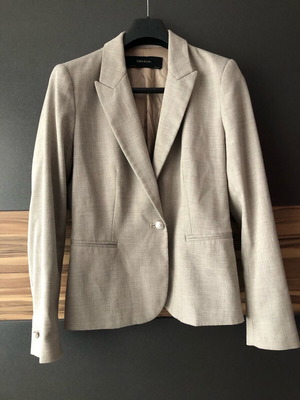 Zara women's blazer like new, size L, gray
