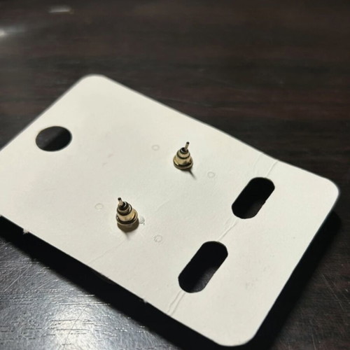 Drop earrings like new, less than 3 cm length
