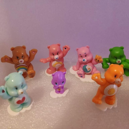 Care Bears collectible figure set of 12, like new