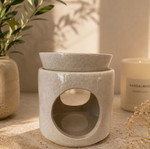 Ceramic Aromatherapy Diffuser in Cream-White Design