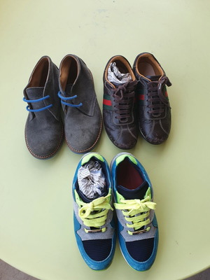Set of Boys' Shoes Dior 31, Lv 30, Tod 31 like new, multicolor