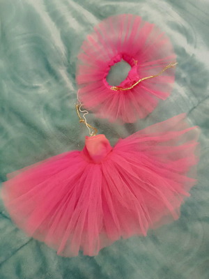 Bibibo tutu dress second period used with head accessory