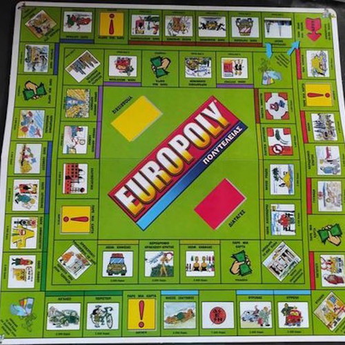 Europoly board game luxury edition used