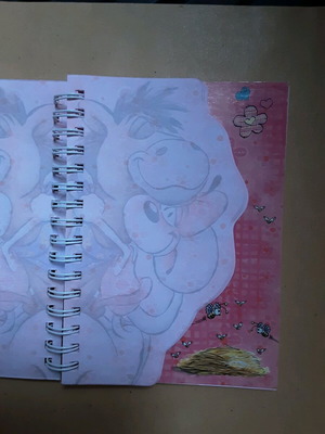 Diddl collectible notebook used