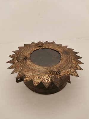 Stefanothiki used decorative metal box 29x9 cm